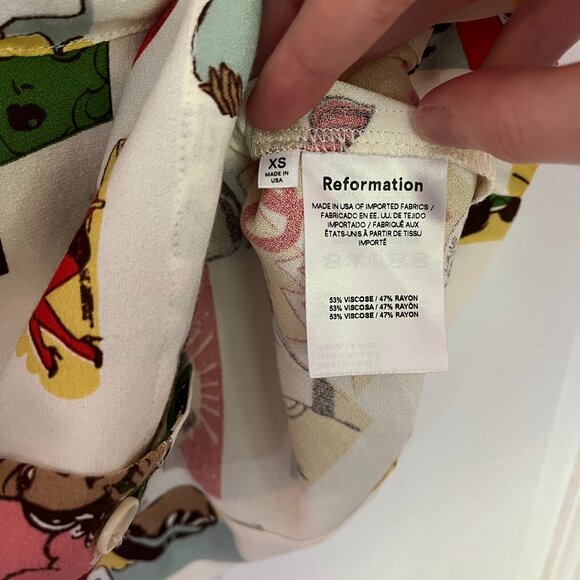 Reformation Cuba Top - Comic Book - Picture 5 of 6